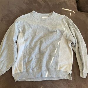 Aerie Light Gray ColorblockSweater
